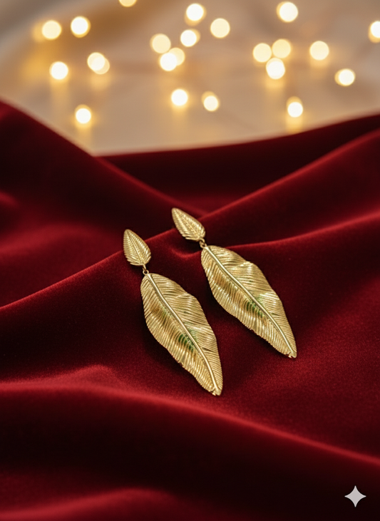 Aurelia Leaf Earrings