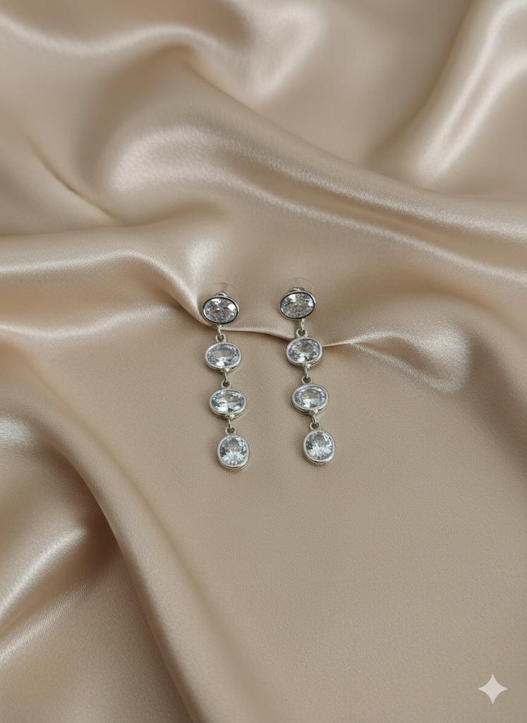 Crystal Waterfall Dangles