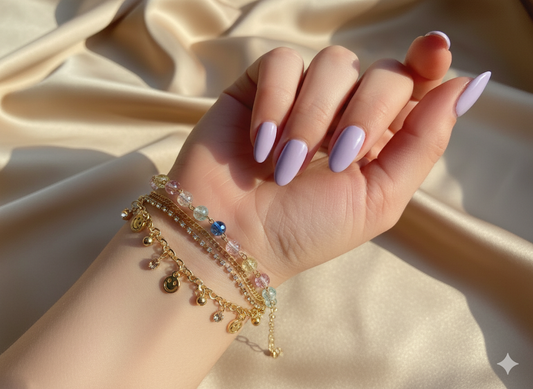 Cupid's Cascade Smiley Bracelet