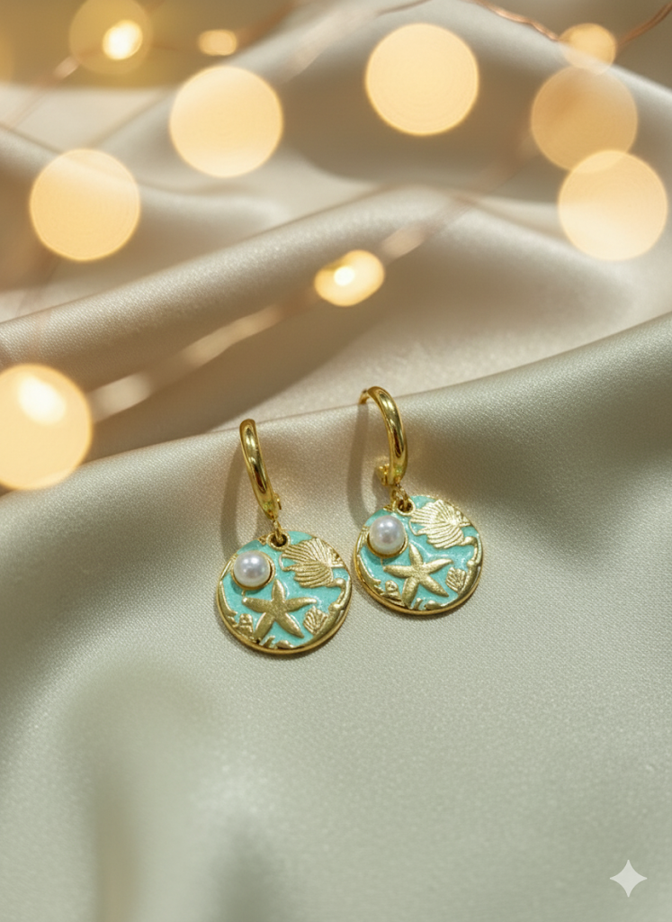 Ocean Whisper Hoops