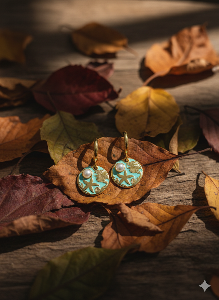 Ocean Whisper Hoops