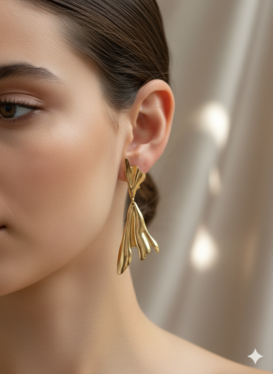 Wavy Flora Earrings