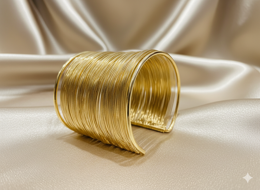 Classic Golden Cuff bracelet (modb1)