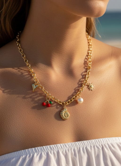 Amalfi Charm Necklace