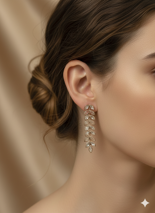 Crystal Vine Earrings
