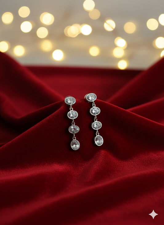 Crystal Waterfall Dangles
