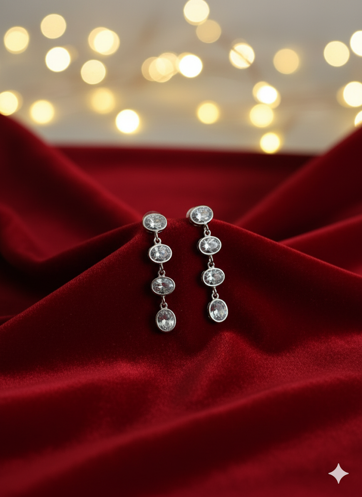 Crystal Waterfall Dangles