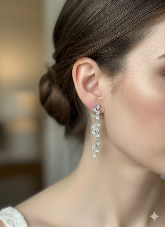 Glimmering Laurel Earrings