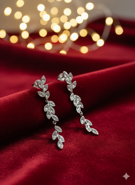 Glimmering Laurel Earrings