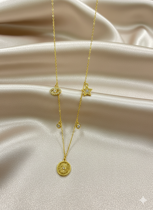 Golden Hour Charm Neckpiece