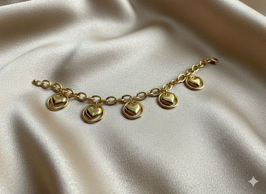 Halo Heart Bracelet