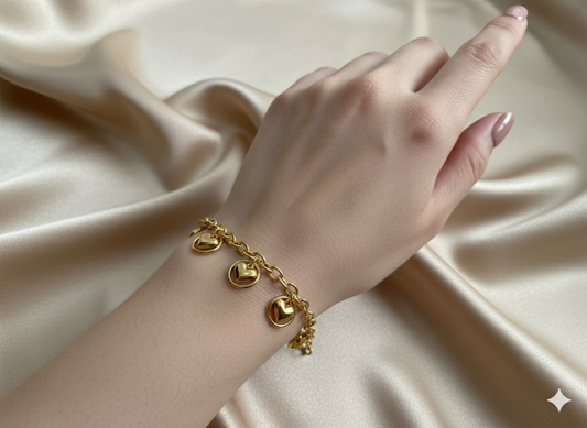 Halo Heart Bracelet